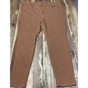 Lane Bryant Women's Casual Brown Pants 18